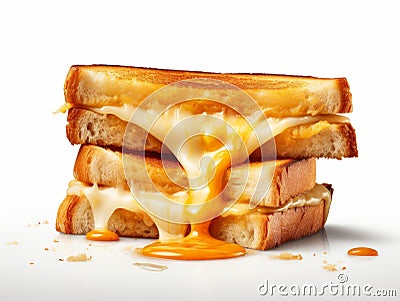 Mouthwatering Grilled Cheese Melt by MasterChef Marthadrmundobulmajr: Dive into the Ultimate Comfort Food! Stock Photo