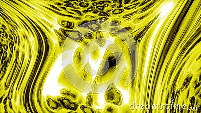 Movement of colored liquid with mirror effect. Motion. 3D animation of thick liquid moving and shimmering in space Stock Photo