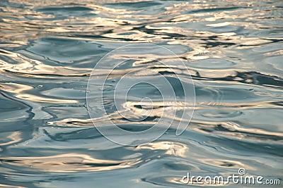 The movement of water surface Stock Photo