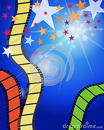 Movie Background Vector Illustration