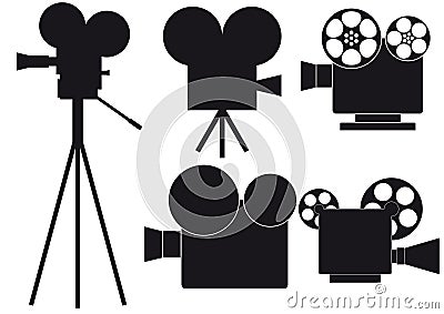 Movie camera Vector Illustration