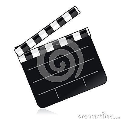 Movie Clapper Stock Photo