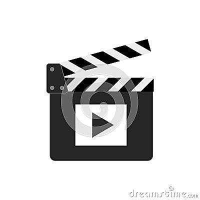 Movie Clapper, Film Flap Vector Illustration