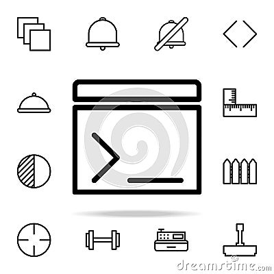 movie cracker icon. web icons universal set for web and mobile Stock Photo