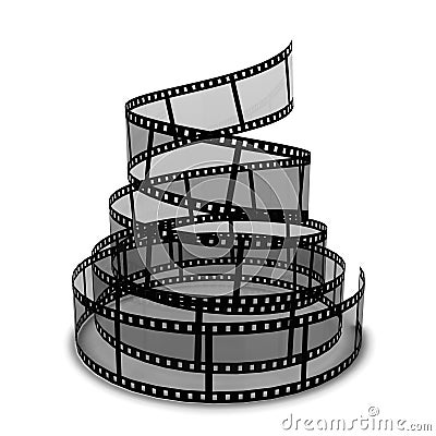 Movie filmstrip Cartoon Illustration