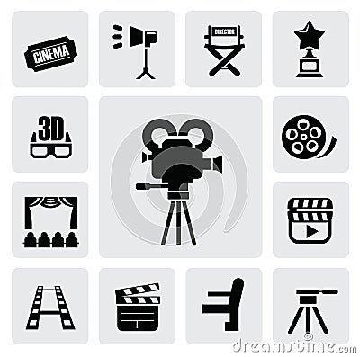 Movie icon Vector Illustration