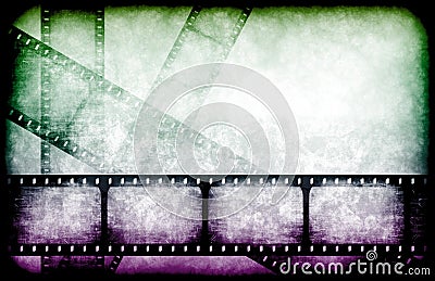 Movie Industry Highlight Reels Stock Photo