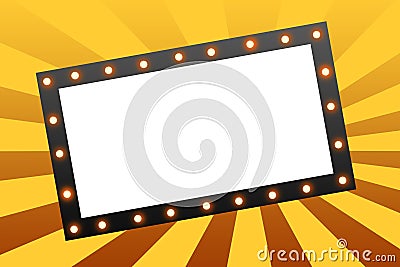 Movie Marquee Stock Photo