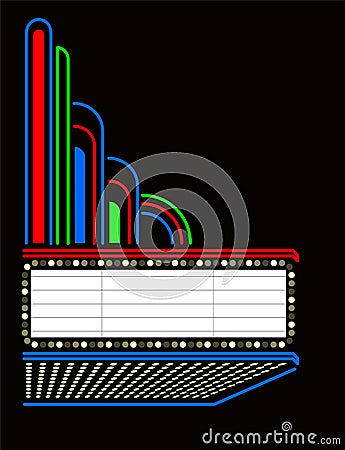 Movie/Play marquee/eps Vector Illustration