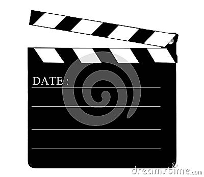 Movie Slate Stock Photo