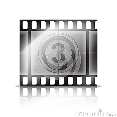 Movie tape. Vector Illustration