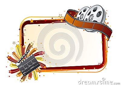 movie theme illustration Vector Illustration