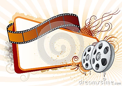 movie theme illustration Vector Illustration