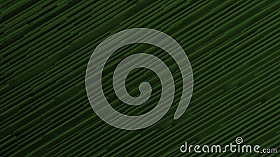 Moving background with diagonal lines. Design. Animated background of moving diagonal stripes. 3D stripes move with Stock Photo
