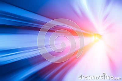 Moving Fastest High speed concept, Acceleration super fast speedy Stock Photo