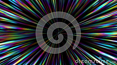 Moving random multicolored wavy texture. Psychedelic wavy animated abstract curved shapes. Stock Photo