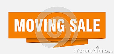 moving sale Vector Illustration