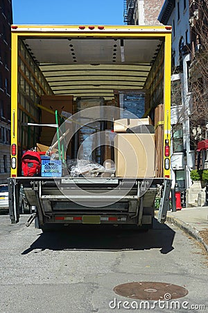 Moving Truck Stock Photo