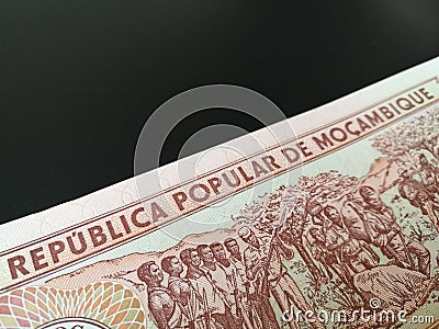 Mozambican Metical Stock Photo