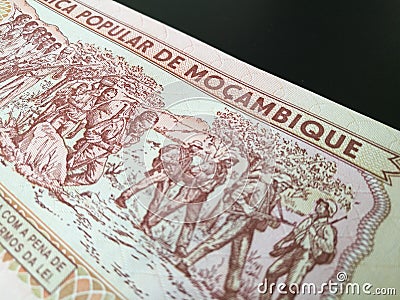 Mozambican Metical Stock Photo