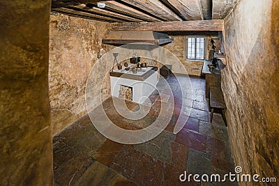 Mozart\'s birthplace (Mozarts Geburtshaus) in Salzburg, Austria Editorial Stock Photo