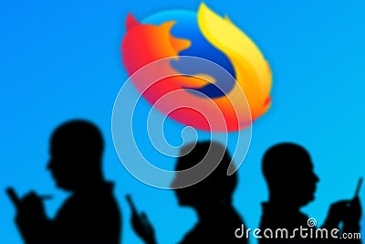 Mozilla Firefox, or simply Firefox, is a free and open-source web browser developed by the Mozilla Foundation Editorial Stock Photo