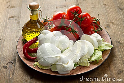 Mozzarella Stock Photo