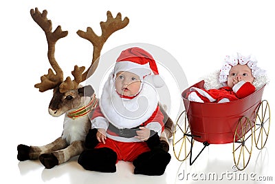 Mr. and Mrs. Claus Stock Photo