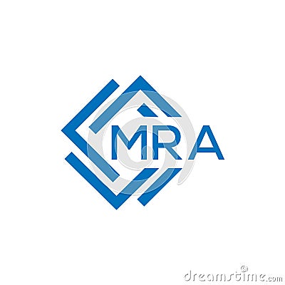 MRA letter logo design on white background. MRA creative circle letter logo concept. MRA letter design.MRA letter logo design on Vector Illustration