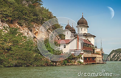 Mraconia Monastery, Orsova, Romania. Stock Photo