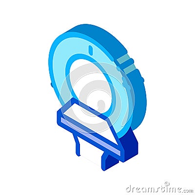 Mri Equipment isometric icon vector illustration Vector Illustration