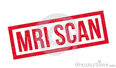 Mri Scan rubber stamp Stock Photo