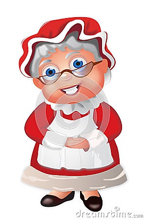 Mrs Claus Stock Photo