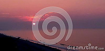 Mrytle beach sunrise what a beautiful view to wake up too Stock Photo