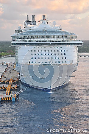 MS Allure of the Seas in Cozumel, Mexico Editorial Stock Photo