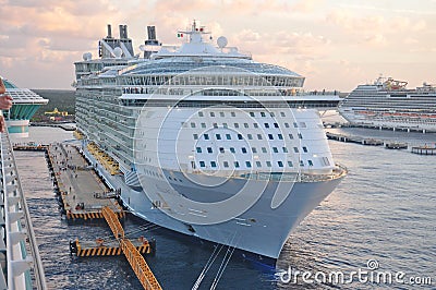 MS Allure of the Seas Editorial Stock Photo