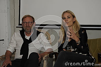 Ms.Anne Sofie Kragh amd Micael Dyrby Editorial Stock Photo