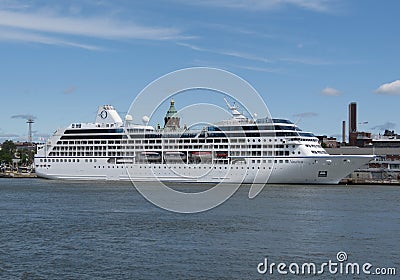 MS Nautica cruiseferry in Helsinki Editorial Stock Photo