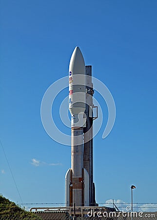 MSL and the Atlas 5 Rocket Editorial Stock Photo