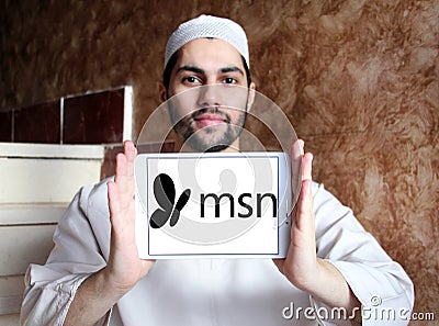 Msn logo Editorial Stock Photo