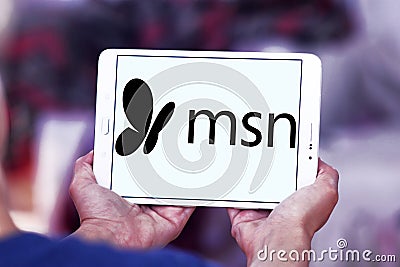Msn logo Editorial Stock Photo