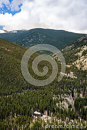 Mt Evans Rocky Mountain Colorado landscape Stock Photo