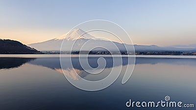 Mt Fuji in the early morning Stock Photo