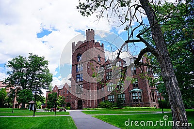 Mt Holyoke College campus building Editorial Stock Photo