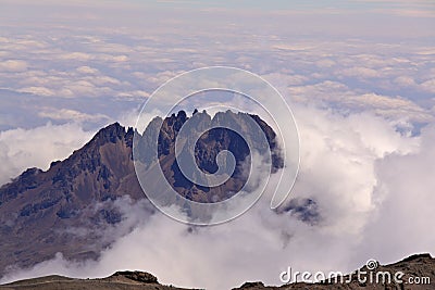 Mt Kilimanjaro - Moshi Stock Photo