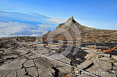 Mt. Kota Kinabalu Stock Photo