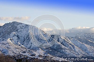 Mt. Olympus, Utah Stock Photo