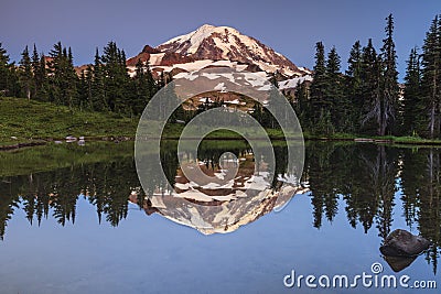 Mt. Rainier National Park Stock Photo