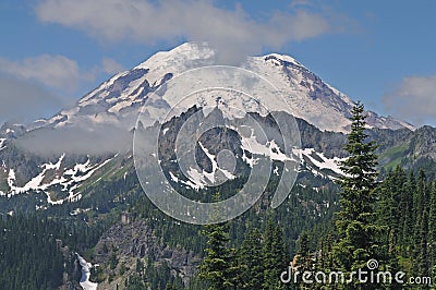 Mt. Ranier Stock Photo