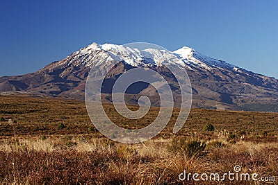 Mt Ruapehu Stock Photo